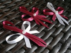 Srdíčko s bílou mašlí