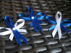 Srdíčko s bílou mašlí