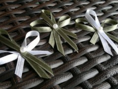 Srdíčko s bílou mašlí