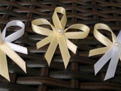 Srdíčko s bílou mašlí