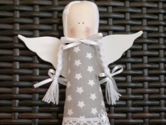 Srdíčko s bílou mašlí