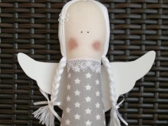 Srdíčko s bílou mašlí