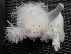 Srdíčko s bílou mašlí