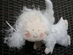 Srdíčko s bílou mašlí