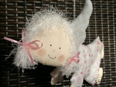 Srdíčko s bílou mašlí