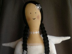 Srdíčko s bílou mašlí