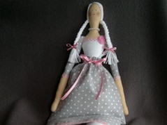 Srdíčko s bílou mašlí