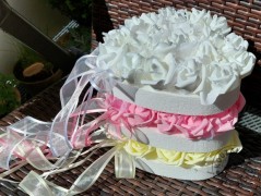 Srdíčko s bílou mašlí