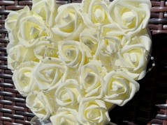 Srdíčko s bílou mašlí