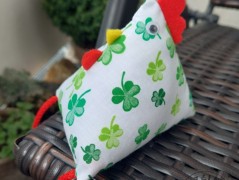 Srdíčko s bílou mašlí