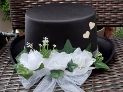 Srdíčko s bílou mašlí