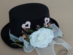 Srdíčko s bílou mašlí