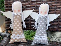 Srdíčko s bílou mašlí