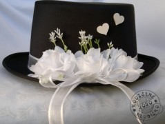 Srdíčko s bílou mašlí