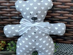 Srdíčko s bílou mašlí