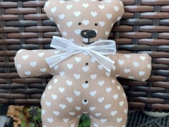 Srdíčko s bílou mašlí