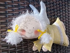 Srdíčko s bílou mašlí