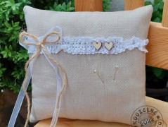 Srdíčko s bílou mašlí