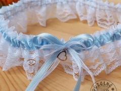 Srdíčko s bílou mašlí