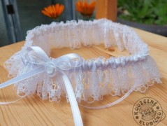 Srdíčko s bílou mašlí