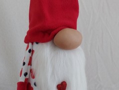 Srdíčko s bílou mašlí