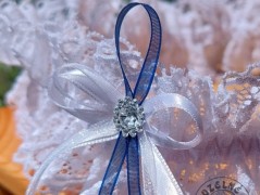 Srdíčko s bílou mašlí