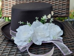 Srdíčko s bílou mašlí