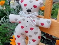 Srdíčko s bílou mašlí