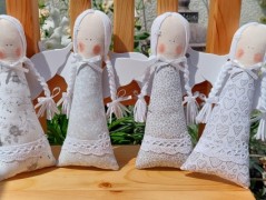 Srdíčko s bílou mašlí