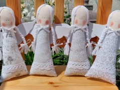 Srdíčko s bílou mašlí