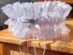 Srdíčko s bílou mašlí