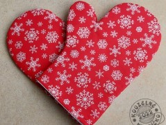 Srdíčko s bílou mašlí