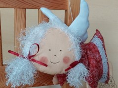 Srdíčko s bílou mašlí