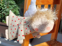 Srdíčko s bílou mašlí