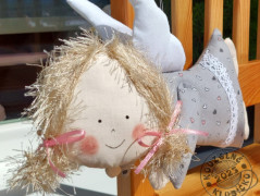 Srdíčko s bílou mašlí