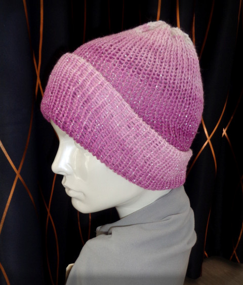 Pestrobarevný kulich no.16 kulich zima čepice pletení akryl duhový barevný veselý univerzální duha pestrobarevný unisex pokrývka hlavy módní doplněk hřeje 