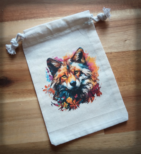 Sáček s nažehlovačkou no.15 pytlík sáček váček obal obrázek drobnost zvířátko 