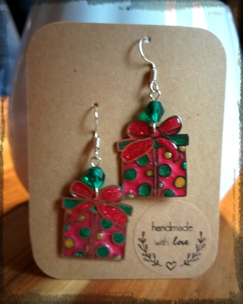 Dárečky - náušnice šperk dárek doplněk náušnice sníh zima vánoce dáreček dárky cukroví advent svátky 