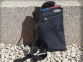 Mini džínová crossbody - černá