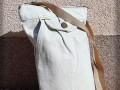 Džínová crossbody taška - béžová 2