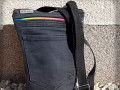 Džínová crossbody taška - černá 2