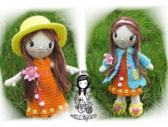 Háčkovaná princezna - návod 125