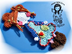 Háčkovaná princezna - návod 125