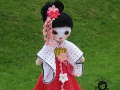 Háčkovaná princezna - návod 125