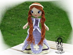 Háčkovaná princezna - návod 125