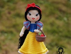 Háčkovaná princezna - návod 125