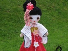 Háčkovaná princezna - návod 125