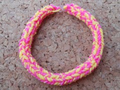 Náušnice fialové s černou (96/18)