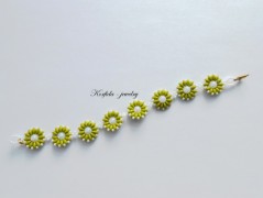 Náušnice fialové s černou (96/18)