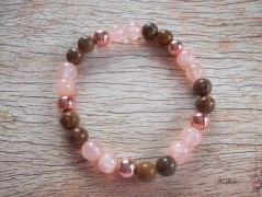 Náušnice fialové s černou (96/18)